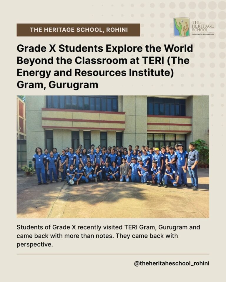Grade X Students Explores the World Beyond the Classroom at TERI (The Energy and Resources Institute) Gram, Gurugram - photo 1