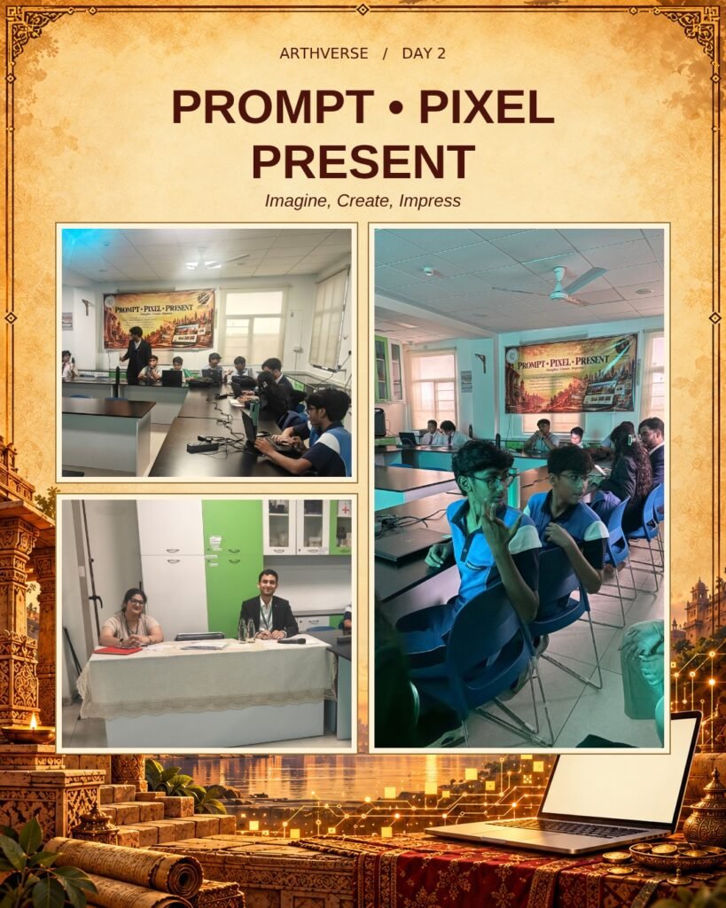 Arthverse 2026 commerce fest at The Heritage School, Rohini