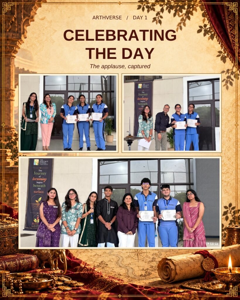Arthverse 2026 commerce fest at The Heritage School, Rohini