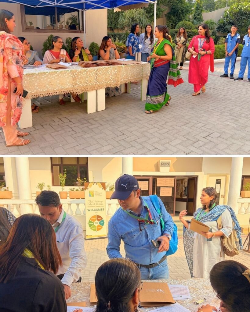CM Shri Schools educators visit The Heritage School, Rohini